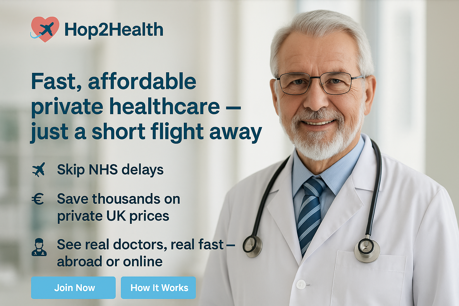 Hop2Health landing page